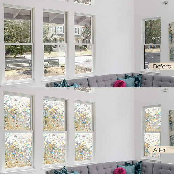 3D Static Cling Cover Frosted Window Glass Film Sticker Privacy Home Decor Chic 3D Static Cling Cover Frosted Window Glass Film Sticker Privacy Home Decor Chic